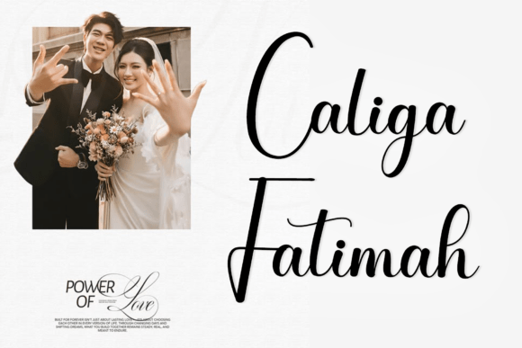 Latifia Midnighty Font PNG with transparent background - Preview 3