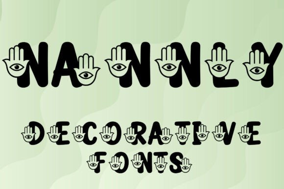 Nannly Decorative Font By MOMAT THIRTYONE