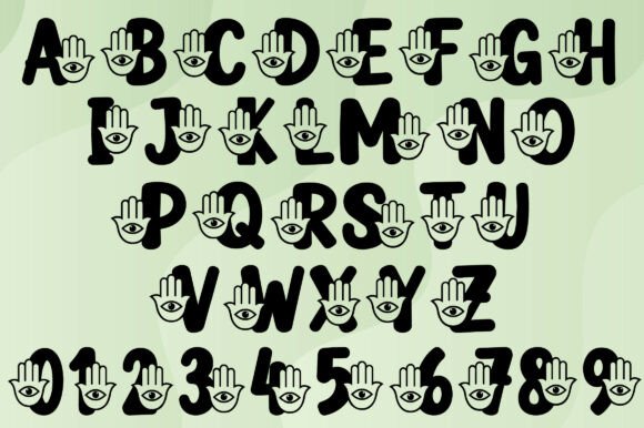 Nannly Font PNG with transparent background - Preview 1