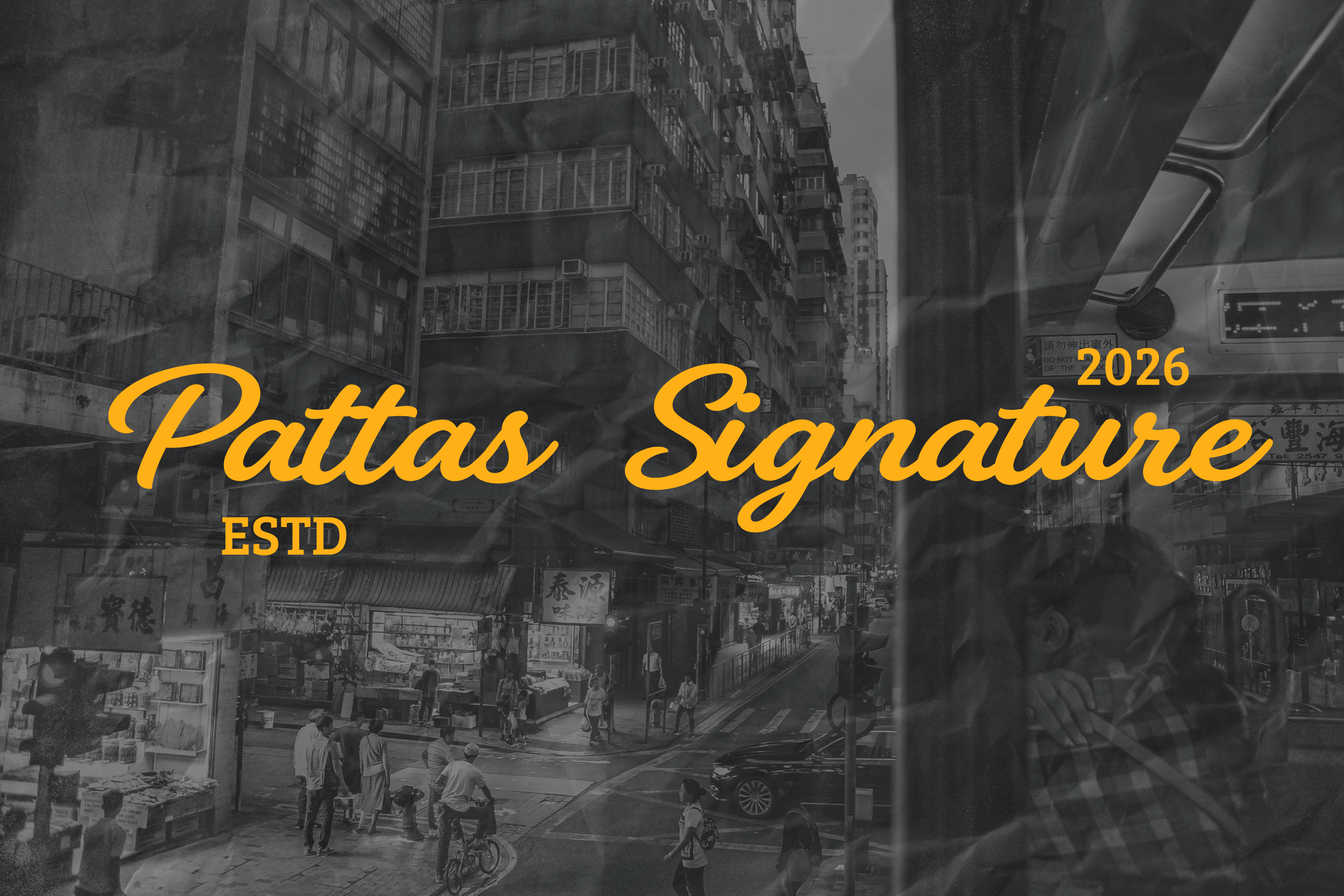 Pattas Signature preview - bold modern signature-style script
