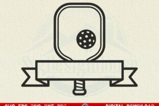 Pickleball Paddle SVG
