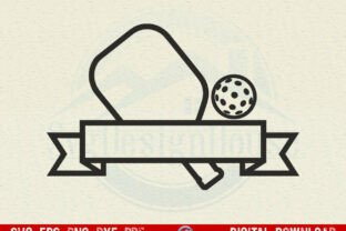 Pickleball Paddle SVG
