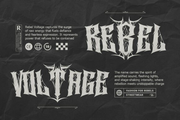 Ravok Font PNG with transparent background - Preview 3