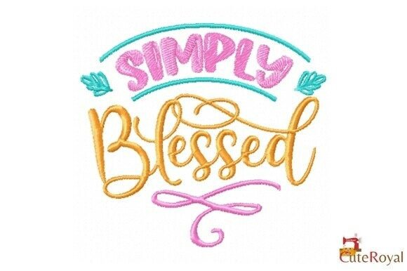 Simply Blessed Embroidery