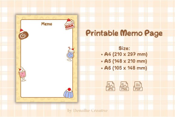Sweet Printable Memo Page