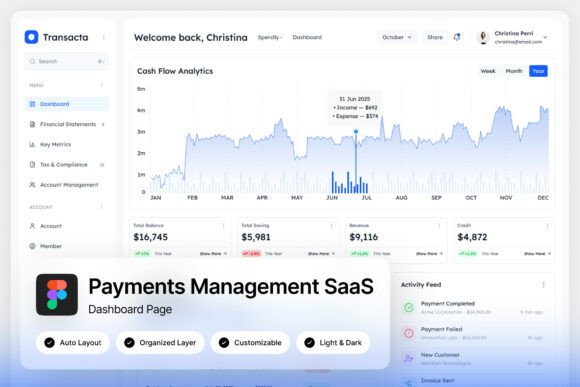 Transacta Payments Dashboard