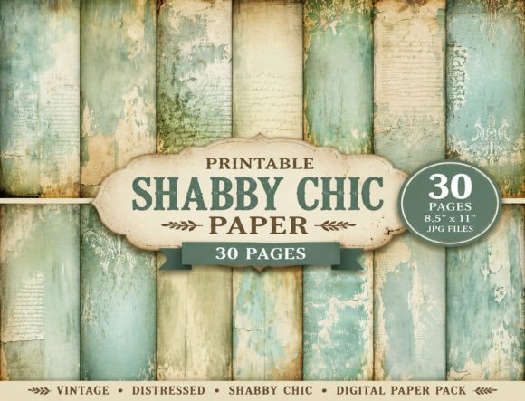 Vintage Aqua Grunge Texture Paper Graphic Textures By Artistry Haven