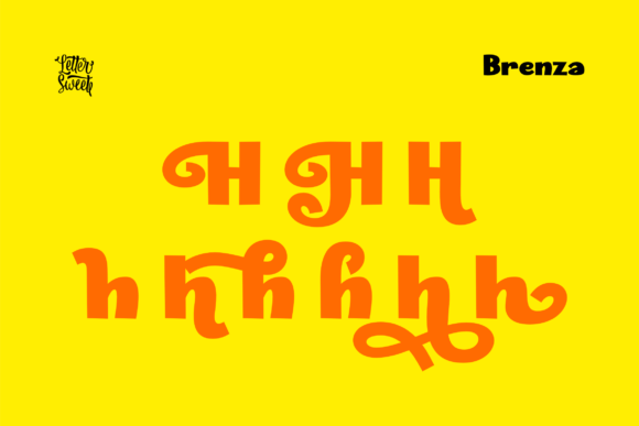 Brenza Font - Preview 1
