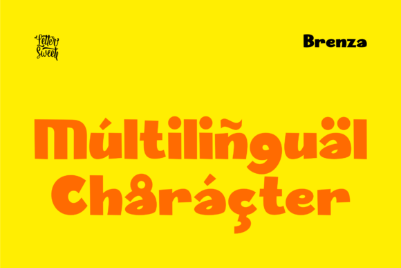 Brenza Font - Preview 3