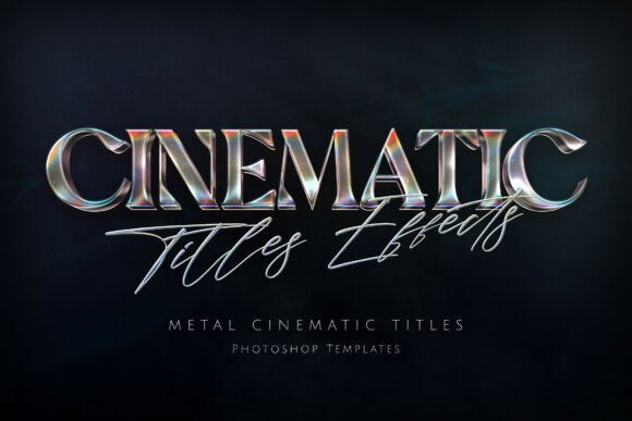 Cinematic Titles Text Effect Gráfico Estilos de Capa Por Sko4