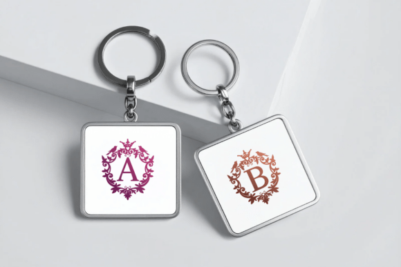 Crown Monogram Font - Preview 3