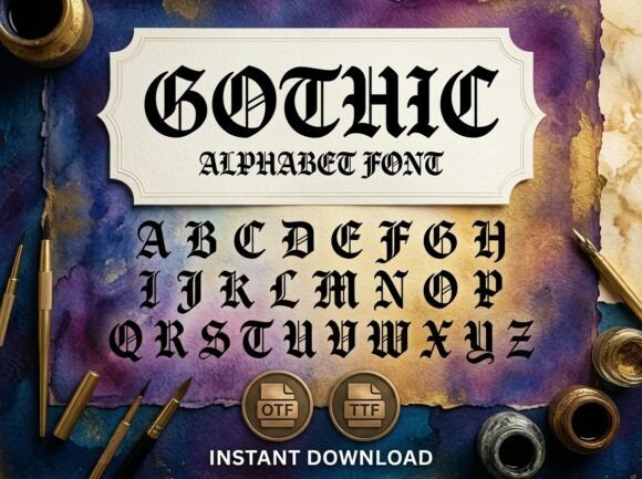 Gothic Font - Preview 1