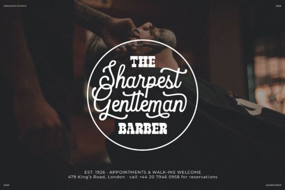 Quirkieman Font PNG with transparent background - Preview 1