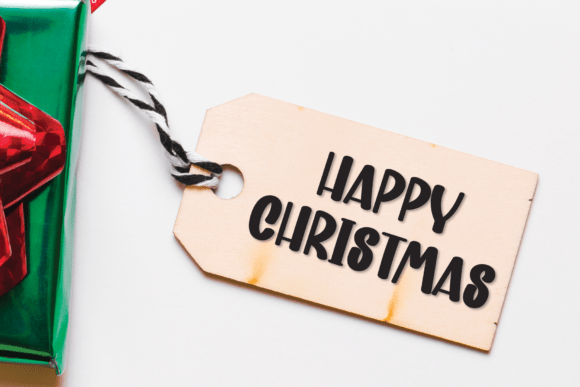 Santa Daily Font PNG with transparent background - Preview 4