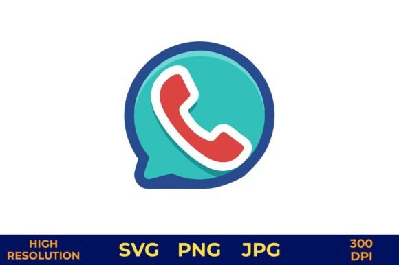 Voicemail Icon in Vibrant Vector Design Gráfico Ilustraciones Imprimibles Por designcrafts