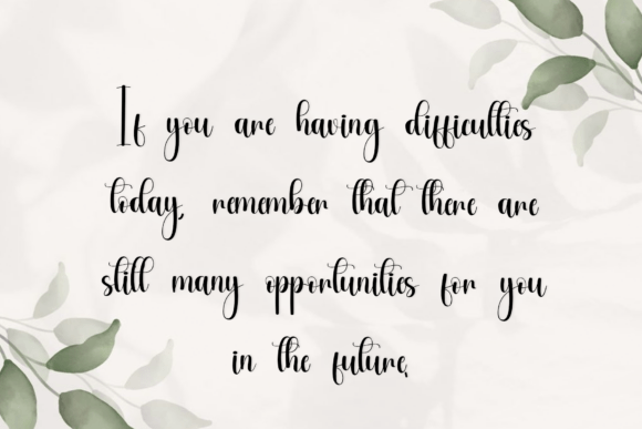 Angela Handwriting Font - Preview 4