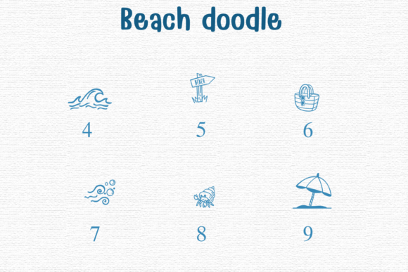 Beach Doodle Font - Preview 3