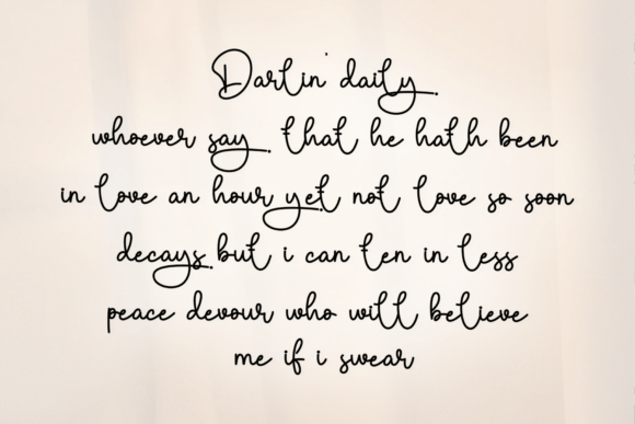 Birthday Dairy Font - Preview 2