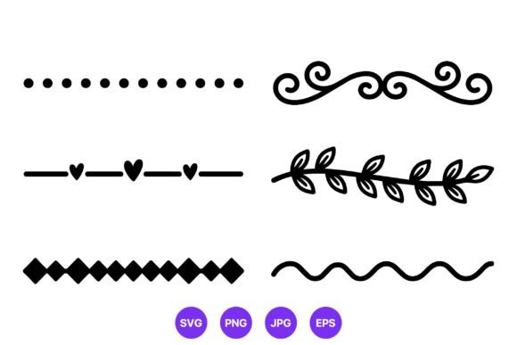 Black White Border Line Art