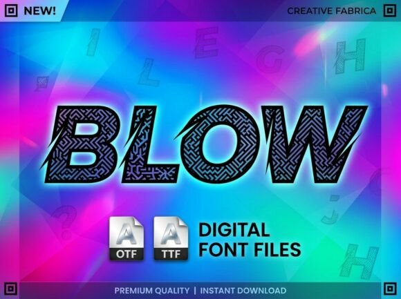 Blow Font - Preview 1