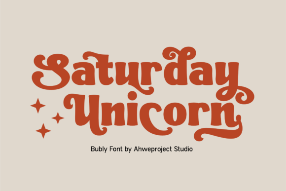 Blubly Font - Preview 3
