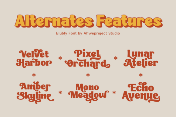Blubly Font - Preview 5