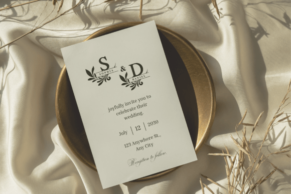 Botanical Laurel Font - Preview 1
