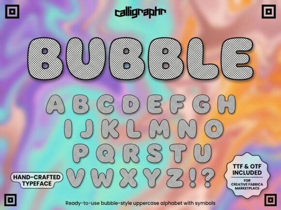 Bubble Font - Preview 1