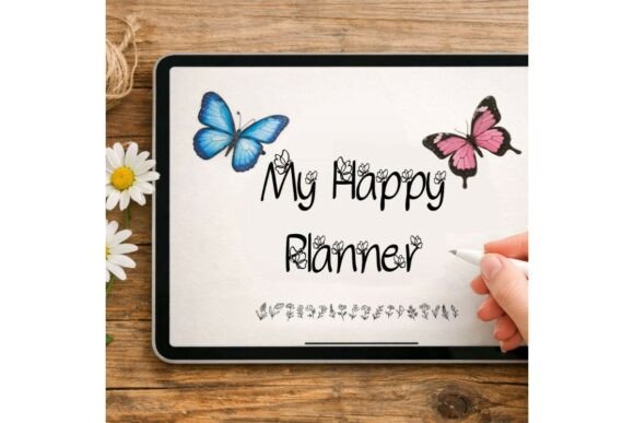 Butterfly Font - Preview 2