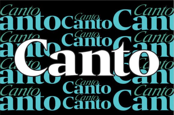 Canto Font - Preview 1