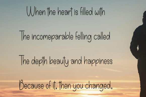 Elegant Handwriting Font PNG with transparent background - Preview 1