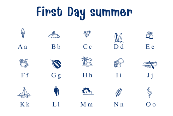 First Day of Summer Font - Preview 1