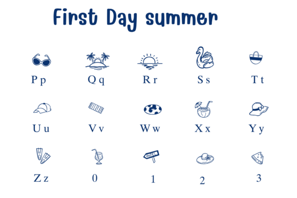 First Day of Summer Font - Preview 2