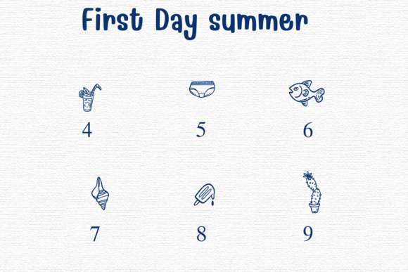First Day of Summer Font - Preview 3