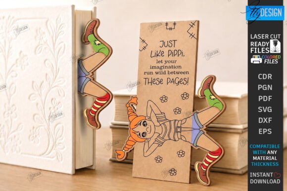 Funny Bookmark Laser Cut | Engraved CNC Laserschneiden Von flydesignsvg