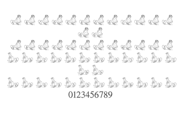 Happy Wedding Couple Font - Preview 1