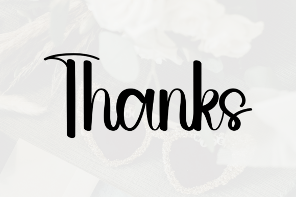Hilliana Font PNG with transparent background - Preview 4