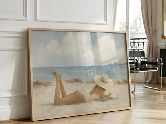Horizontal Wood Frame Mockup Interior Graphic Frames & Posters By Mockups Of Imaginations