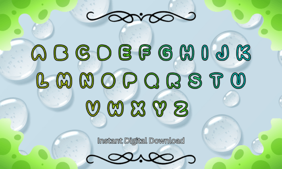 Jelly Bubble Font font preview - 1