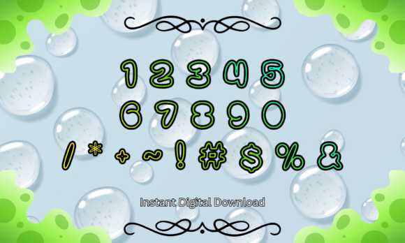 Jelly Bubble Font font preview - 3