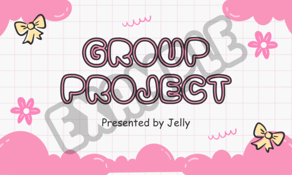 Jelly Bubble Font font preview - 6