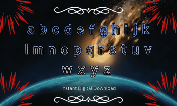 Meteor Impact Font font preview - 2