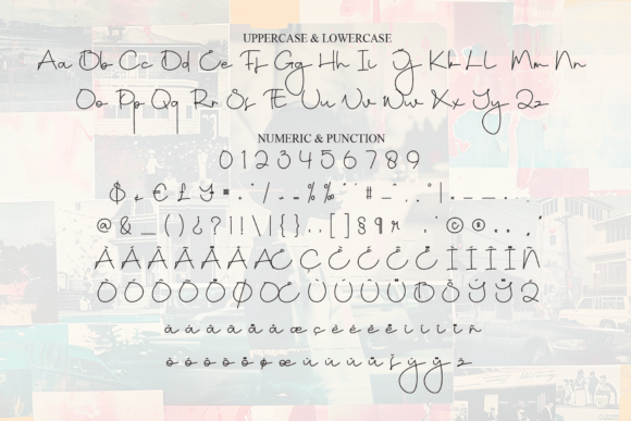 Montages Font PNG with transparent background - Preview 6