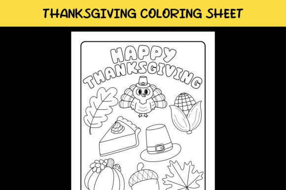Thanksgiving Coloring Sheet