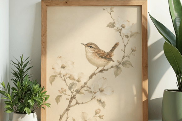 Vintage Bird Printable Wall Art | Botani