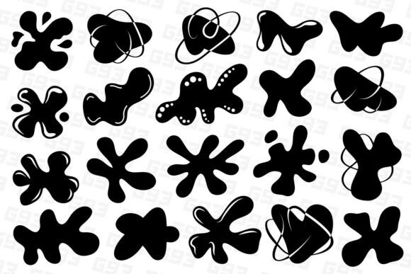 Amorph Blobs, Organic Design Elements