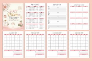 2027 Mom Planner KDP Graphic Graphic by SR KDP · Creative Fabrica