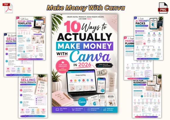 ACTUALLY Make Money with Canva in 2026 Graphic KDP Interiors By Nora as
