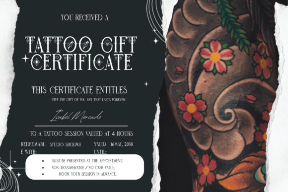 Boho Tattoo Font - Preview 4