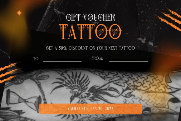 Boho Tattoo Font - Preview 6